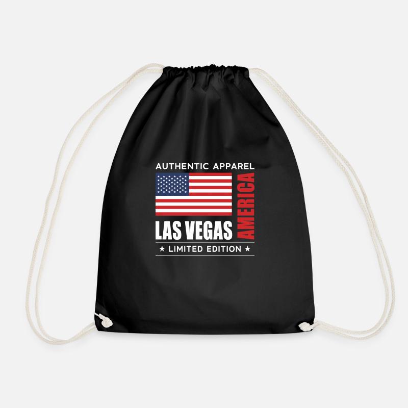 Las Vegas - Turnbeutel - Schwarz