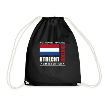 Utrecht - Drawstring Bag - black - Front