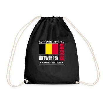 Antwerp - Drawstring Bag - black - Front