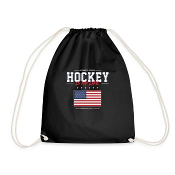 Hockey is my Life - Turnbeutel - Schwarz - Vorne