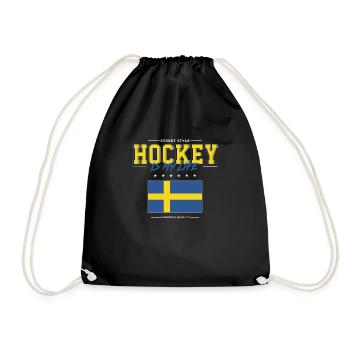 Hockey is my Life - Turnbeutel - Schwarz - Vorne