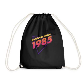 Rétro - Awesome since 1985 - Sac de sport léger - noir - Devant