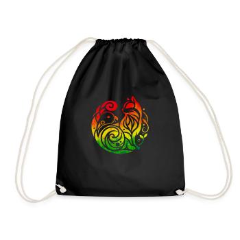 chat chat chats animal de compagnie mignonne animal mignon - Sac de sport léger - noir - Devant