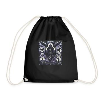 Chernobog: Slavic God of Darkness - Drawstring Bag - black - Front