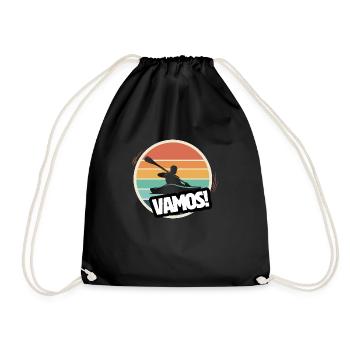 Vamos canoë kayak course en ligne rétro - Sac de sport léger - noir - Devant