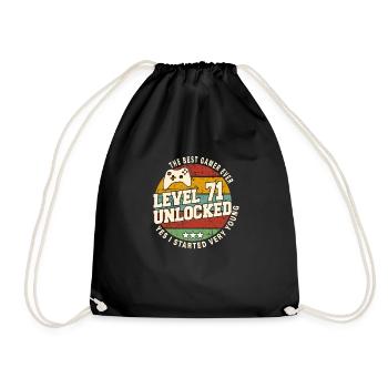 Original 1953 71e Anniversaire Cadeau Retro - Sac de sport léger - noir - Devant