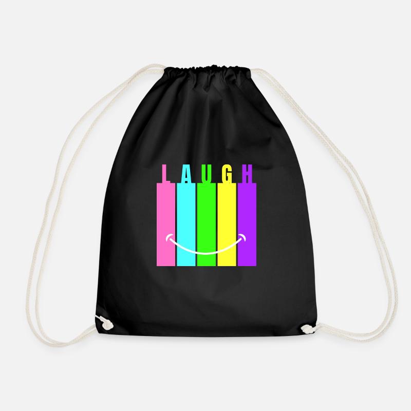Neon Laugh - Turnbeutel - Schwarz