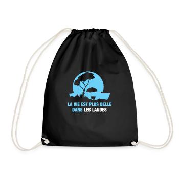 050s LA VIE EST BELLE2 - Sac de sport léger - noir - Devant