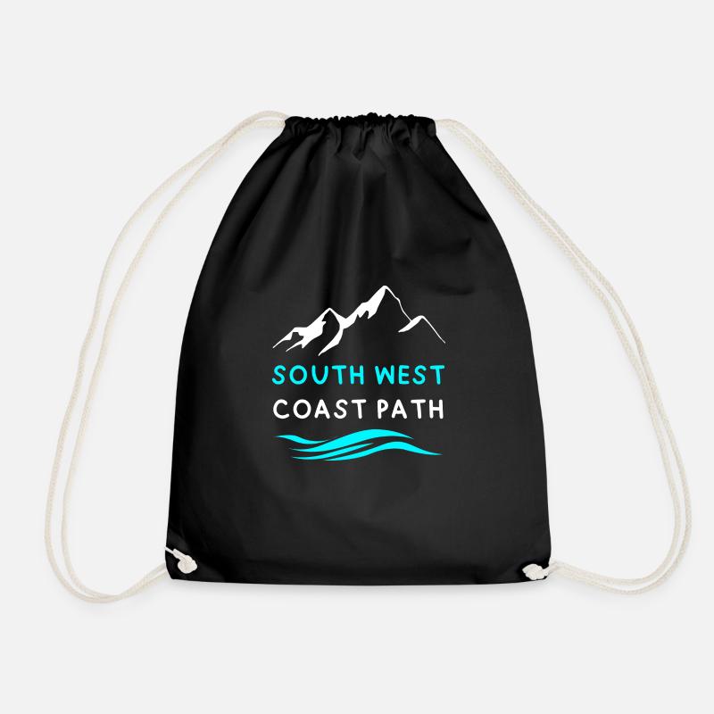 South West Coast Path SWCP England Cornwall Küste - Turnbeutel - Schwarz
