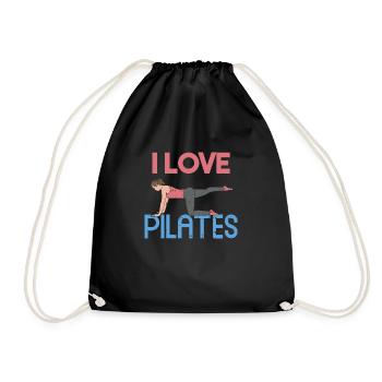 J’adore le Pilates Gift - Sac de sport léger - noir - Devant