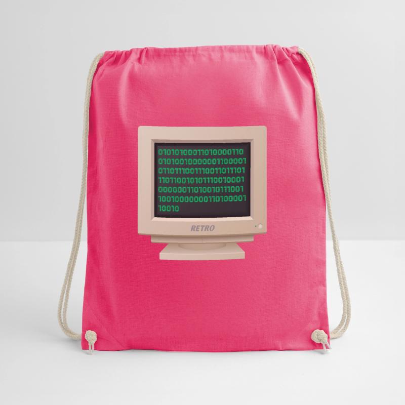 CRT - Binary Code Drawstring Bag