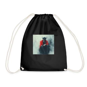 Devil - Drawstring Bag - black - Front