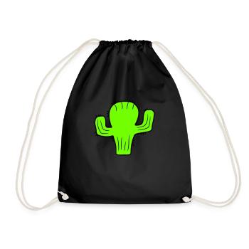 Cactus Plante Épineux Épineux Déserts Cactus - Sac de sport léger - noir - Devant
