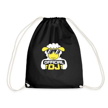 Mouton Officiel DJ Lunettes de soleil Fête Agneau Sweet Cool - Sac de sport léger - noir - Devant