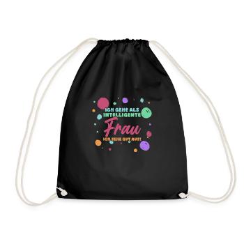Costume de carnaval Carnaval - Sac de sport léger - noir - Devant