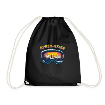 Après-ski - Drawstring Bag - black - Front