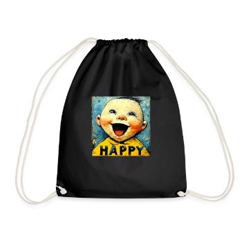 « Bébé heureux » de van Gogh - Sac de sport léger - noir - Devant