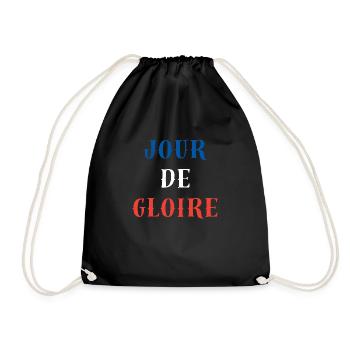 JOUR DE GLOIRE FRANCE SPORT - Sac de sport léger - noir - Devant
