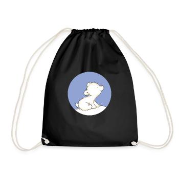 Baby Polar Bear - Sac de sport léger - noir - Devant