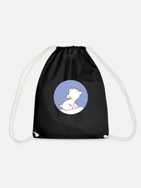 Baby Polar Bear - Turnbeutel - Schwarz