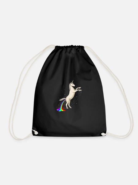 Science Behind Rainbows - Drawstring Bag - black