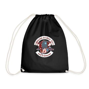 Boujou d'cheu Té - Sac de sport léger - noir - Devant