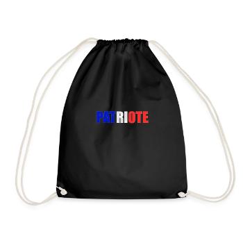 patriote03.png - Sac de sport léger - noir - Devant
