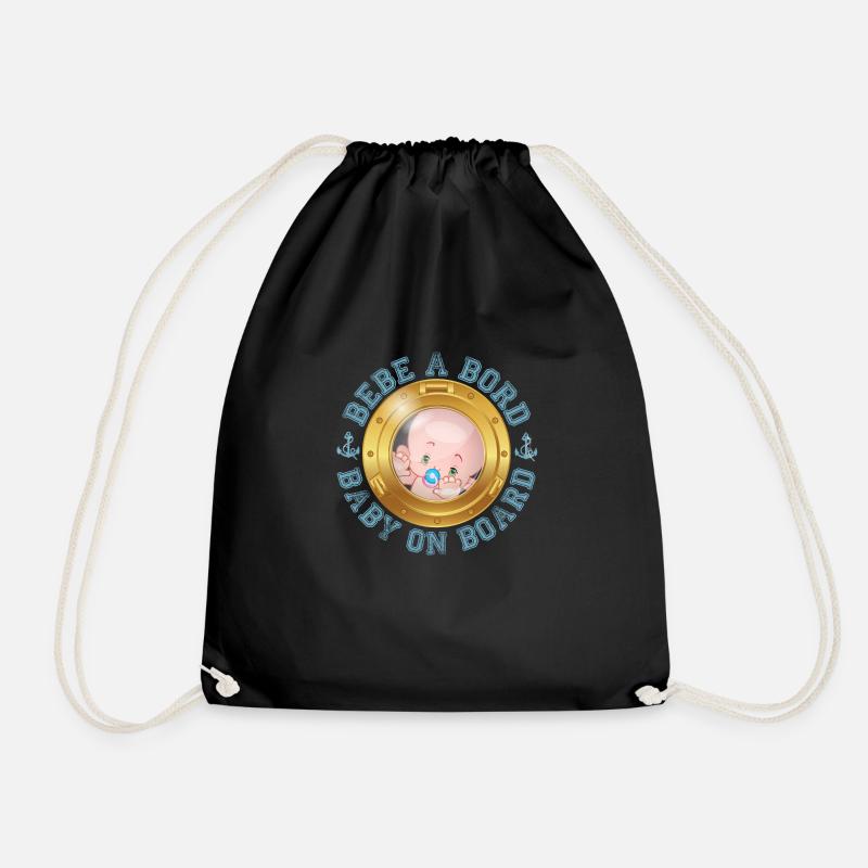 Bébé à bord - Sac de sport léger - noir
