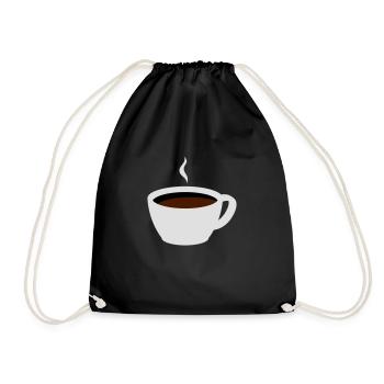 Tasse à café - Sac de sport léger - noir - Devant