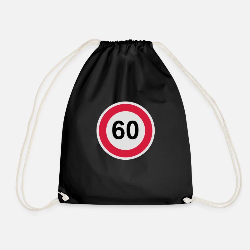 60 - Turnbeutel - Schwarz