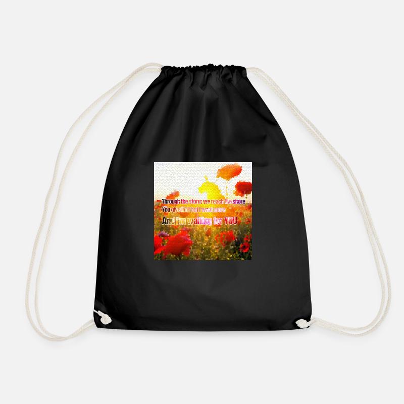 u2 with or without you - Sac de sport léger - noir