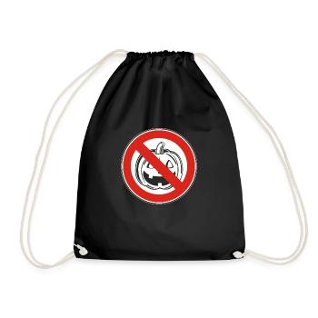 NO HALLOWEEN - Drawstring Bag - black - Front