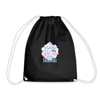 Dream - Drawstring Bag - black - Front