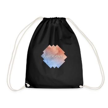 Liverpool - Drawstring Bag - black - Front