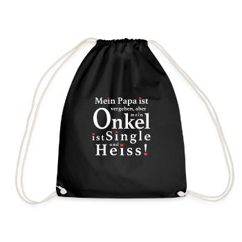 Mein Heisser Onkel - Turnbeutel - Schwarz - Vorne