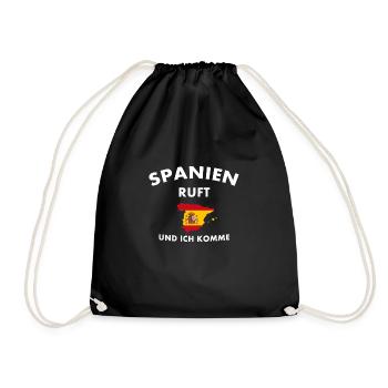 Spanien ich komme! - Turnbeutel - Schwarz - Vorne