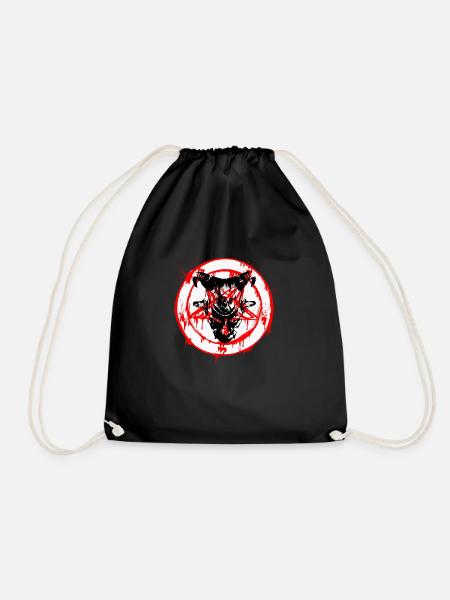 böse - Drawstring Bag - black