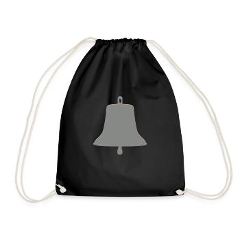 Great bell - Drawstring Bag - black - Front