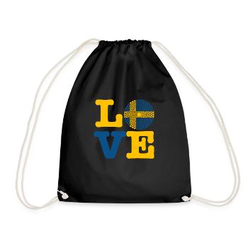 COEUR SUEDE - Sac de sport léger - noir - Devant