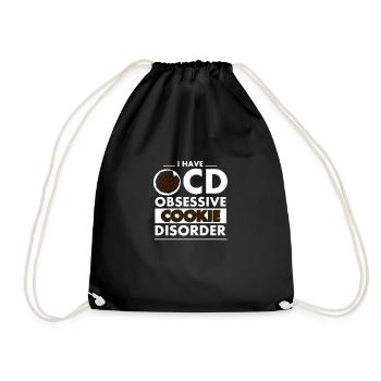 Cookie Störrung énonciations drôles - Sac de sport léger - noir - Devant