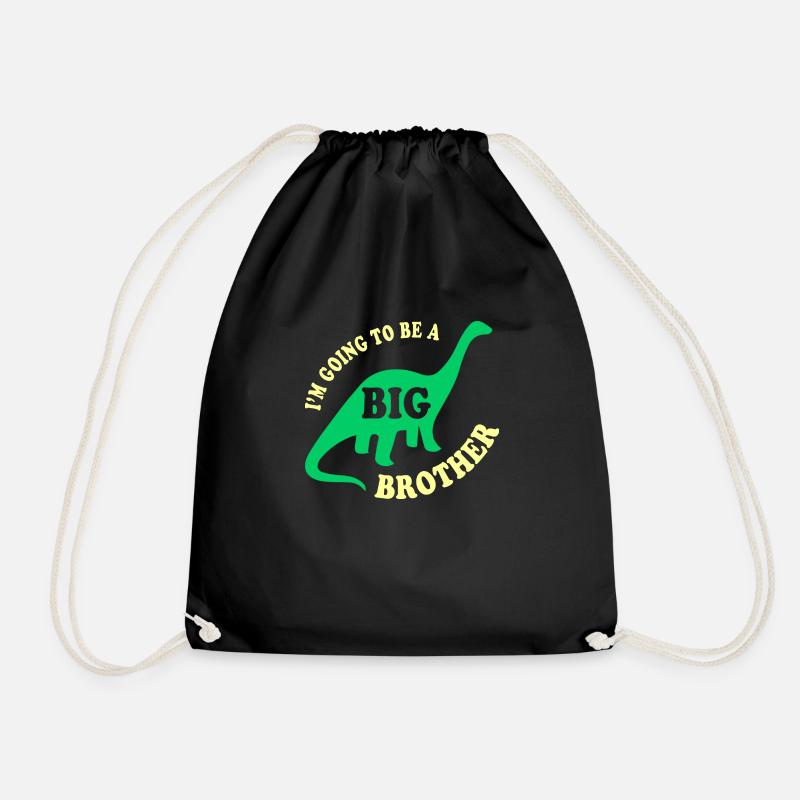 Big Brother To Be - Turnbeutel - Schwarz