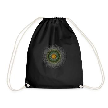 MANDALA - Sac de sport léger - noir - Devant