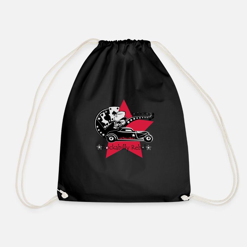 Rockabilly Rebel - Turnbeutel - Schwarz