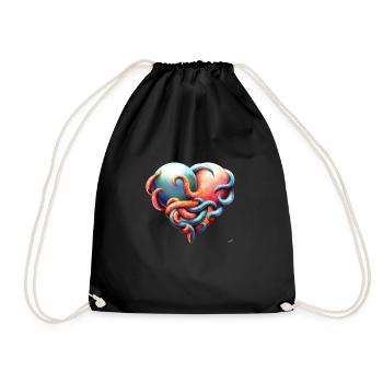 Big hugtopus - Sac de sport léger - noir - Devant