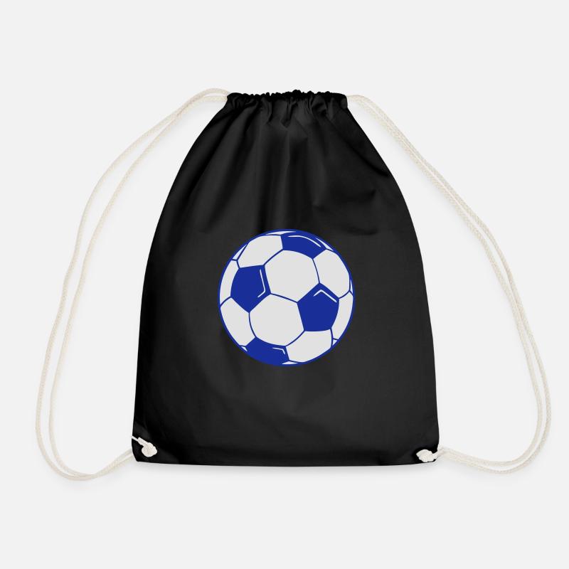 Fußball - Turnbeutel - Schwarz