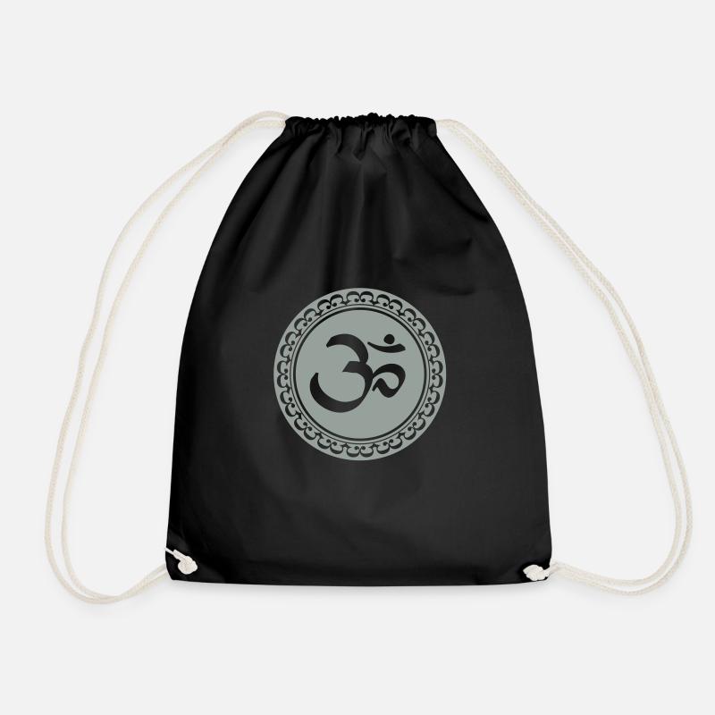 Om Mani Padme Hum - Turnbeutel - Schwarz
