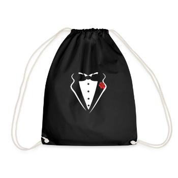 STYLE TUXEDO TUXEDO SUIT SHIRT - Turnbeutel - Schwarz - Vorne