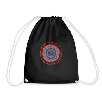 Moody - Drawstring Bag - black - Front