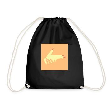 illustration main - Sac de sport léger - noir - Devant