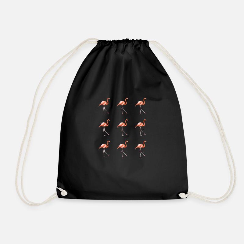 Défilé de flamant - Sac de sport léger - noir